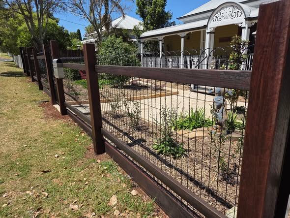 Decorative tubular gate and front fence